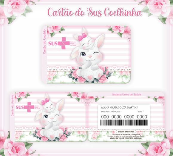 Cartão SUS Coelhinha