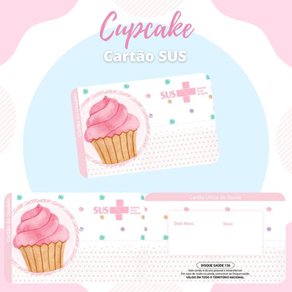 Cartão SUS Cupcake