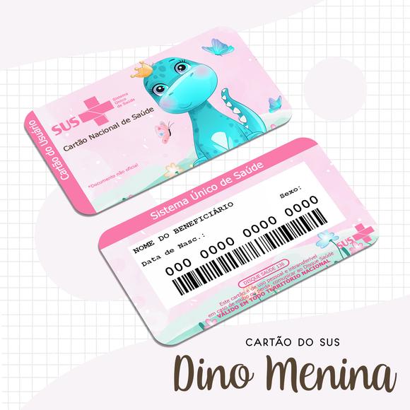 Cartão SUS Dinossauro