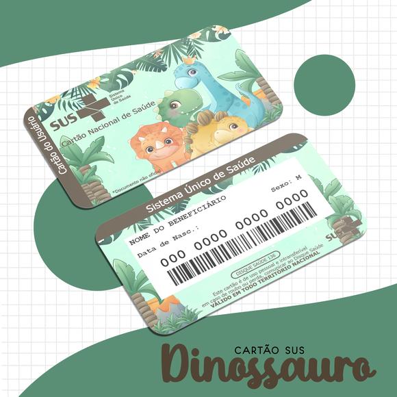 Cartão SUS Dinossauro