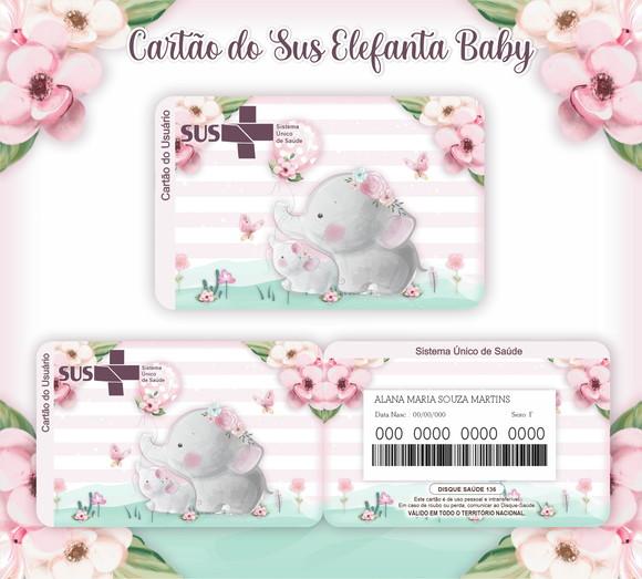 Cartão SUS Elefantinha