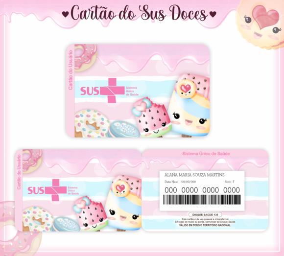 Cartão SUS Doces