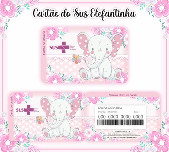 Cartão SUS Elefantinha