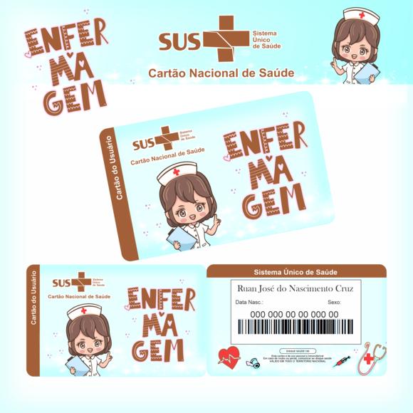 Cartão SUS Enfermagem