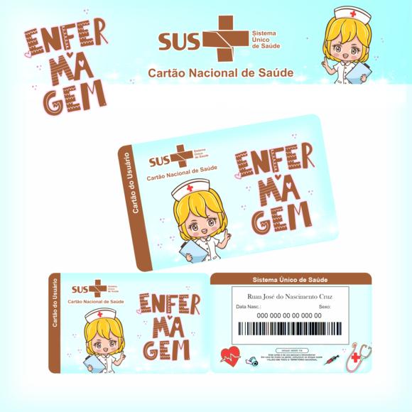Cartão SUS Enferemagem