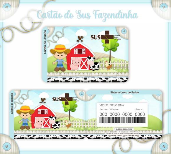 Cartão SUS Fazendinha