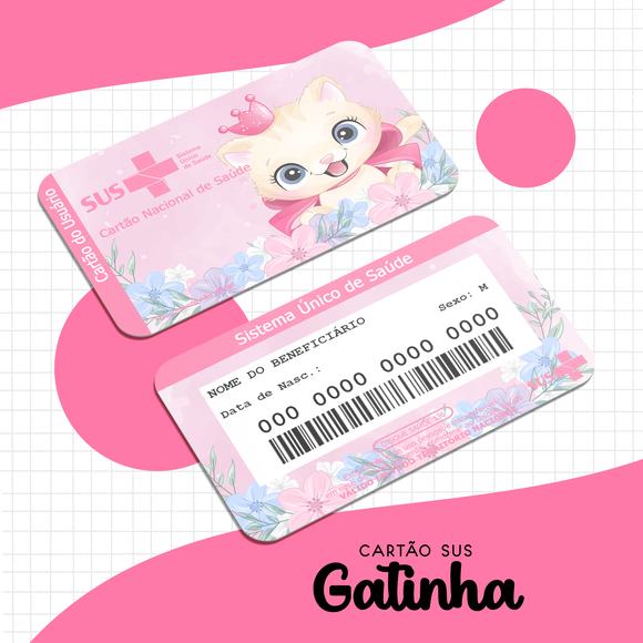 Cartão SUS Gatinha