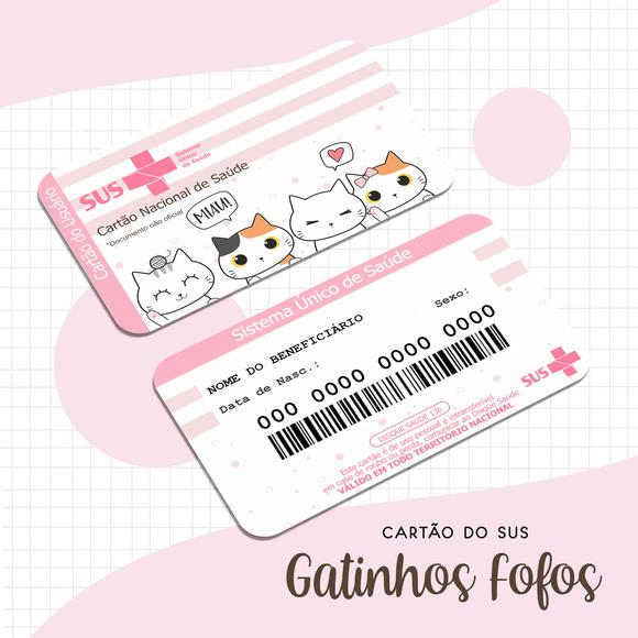 Cartão SUS Gatinhos