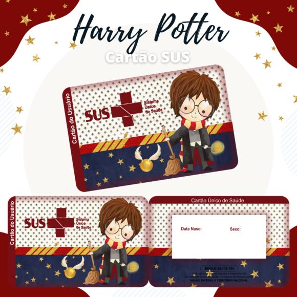 Cartão SUS Harry Potter