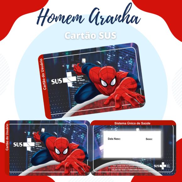 Cartão Sus Homem Aranha