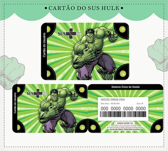 Cartão Sus Hulk