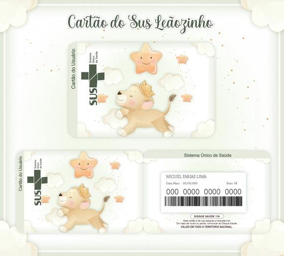 Cartão SUS Leãozinho