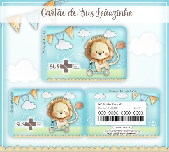Cartão SUS Leãozinho