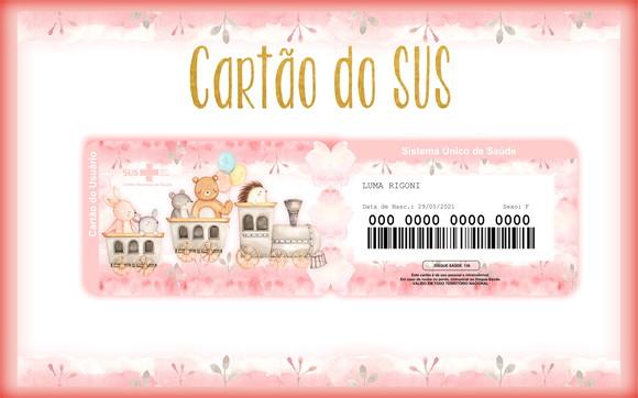Cartão Sus Menina
