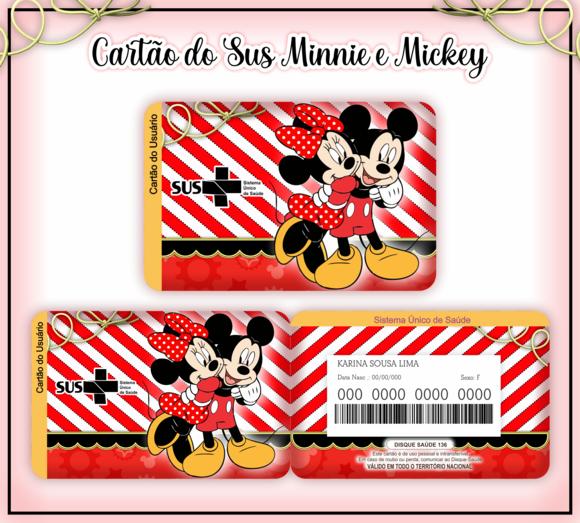Cartão SUS Mickey