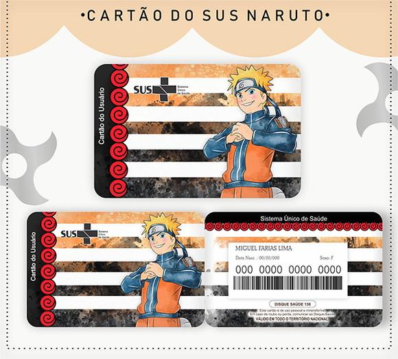 Cartão Sus Naruto