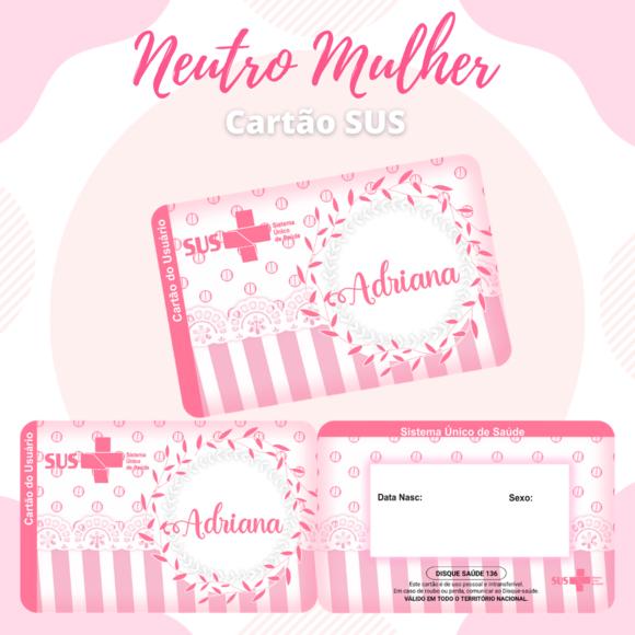 Cartão SUS neutro
