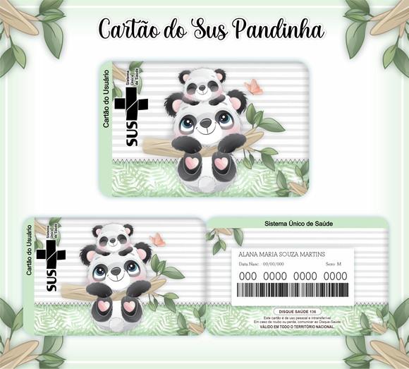 Cartão SUS Panda