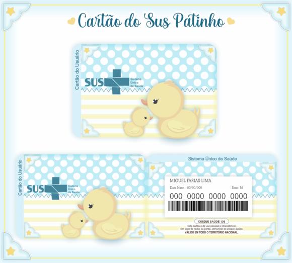 Cartão SUS Patinho