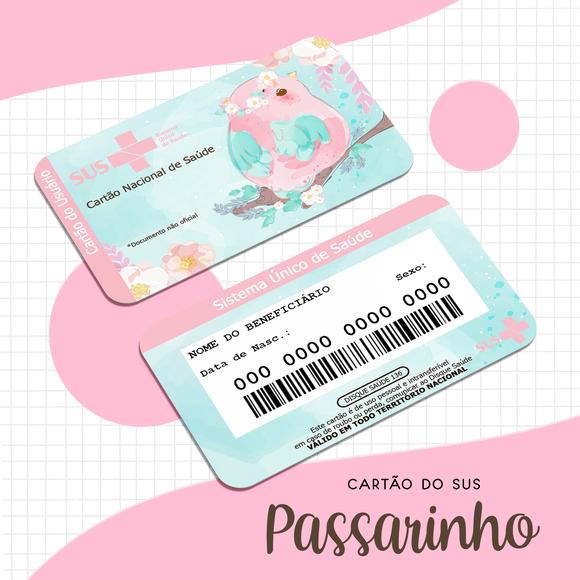 Cartão SUS Passarinho