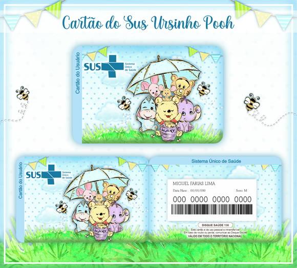 Cartão Sus Pooh
