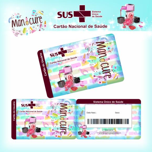 Cartão SUS Profissões Manicure