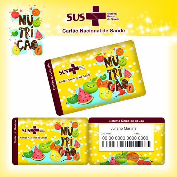 Cartão SUS Profissões Nutrição