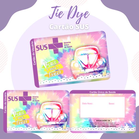 Cartão SUS Tie Dye