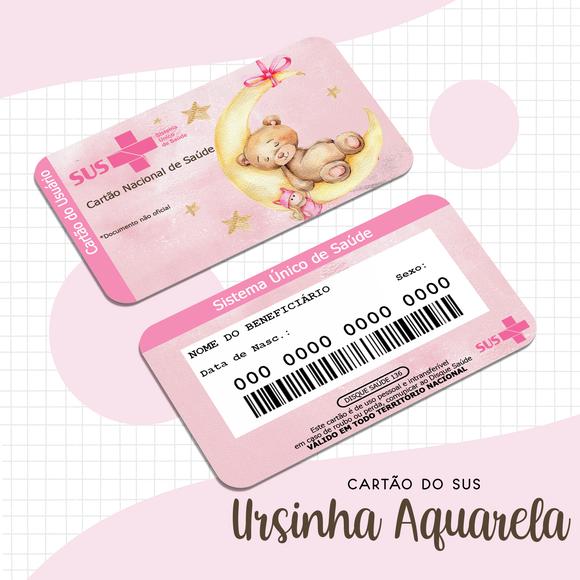 Cartão SUS Ursinha