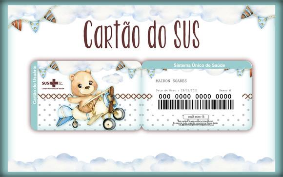 Cartão Sus Ursinho Aviador