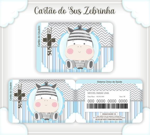Cartão Sus Zebrinha