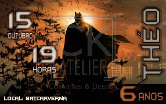 Convite Digital Batman