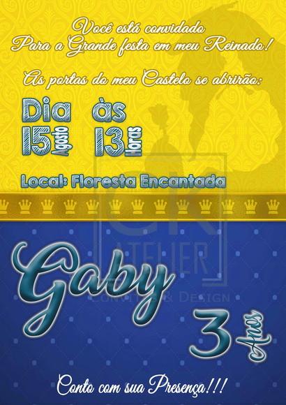 Convite Digital Bela e Fera