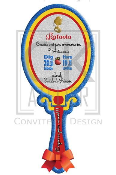 Convite Digital Branca de Neve