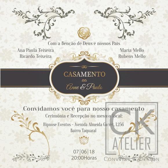 Convite Digital Casamento