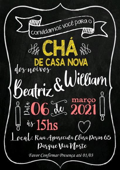 Convite Digital Chá de Cozinha