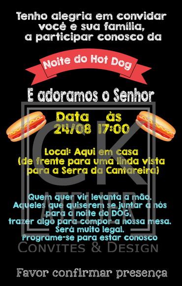 Convite Digital Hot Dog
