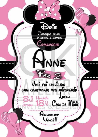 Convite Digital Minie