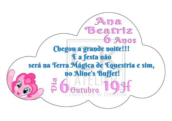 Convite Digital My Little Poney