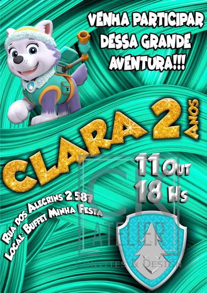 Convite Digital Patrulha Canina
