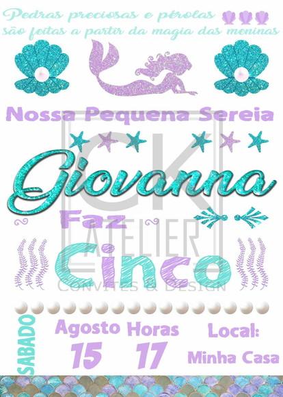Convite Digital Sereia
