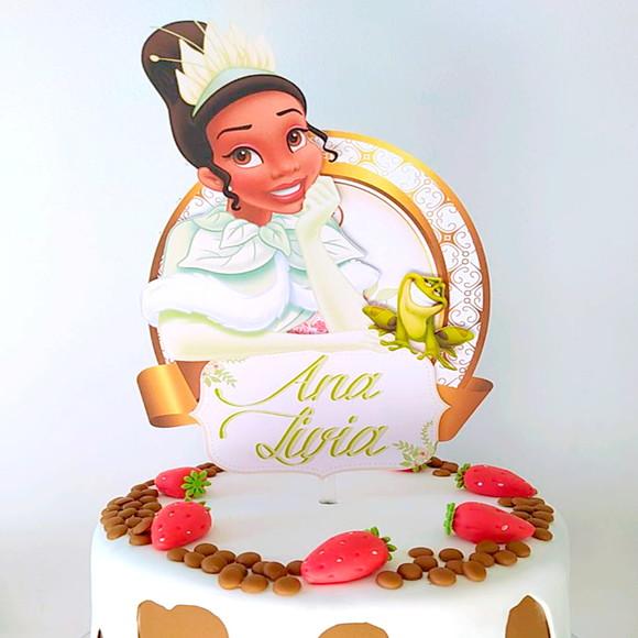 Topo De Bolo A Princesa E O Sapo