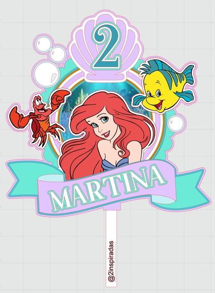 Topo de Bolo Ariel