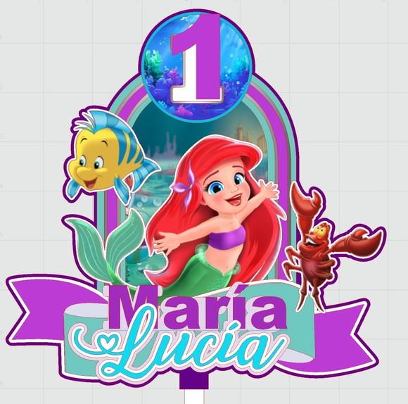 Topo de Bolo Ariel