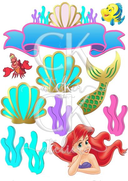 Topo de Bolo Ariel