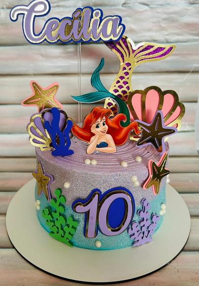 Topo de Bolo Ariel