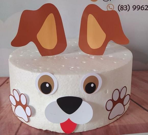 Topo de Bolo Cachorrinho