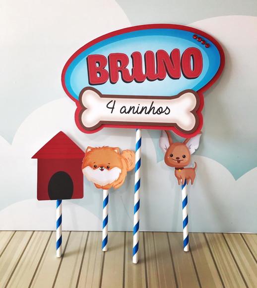 Topo de Bolo Cachorrinho