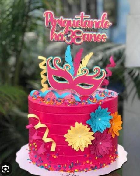 Topo de Bolo Carnaval