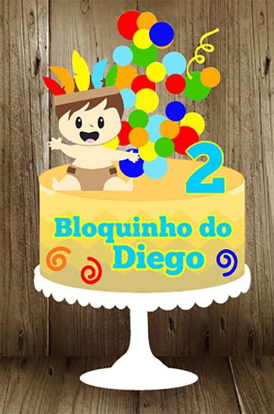 Topo de Bolo Carnaval